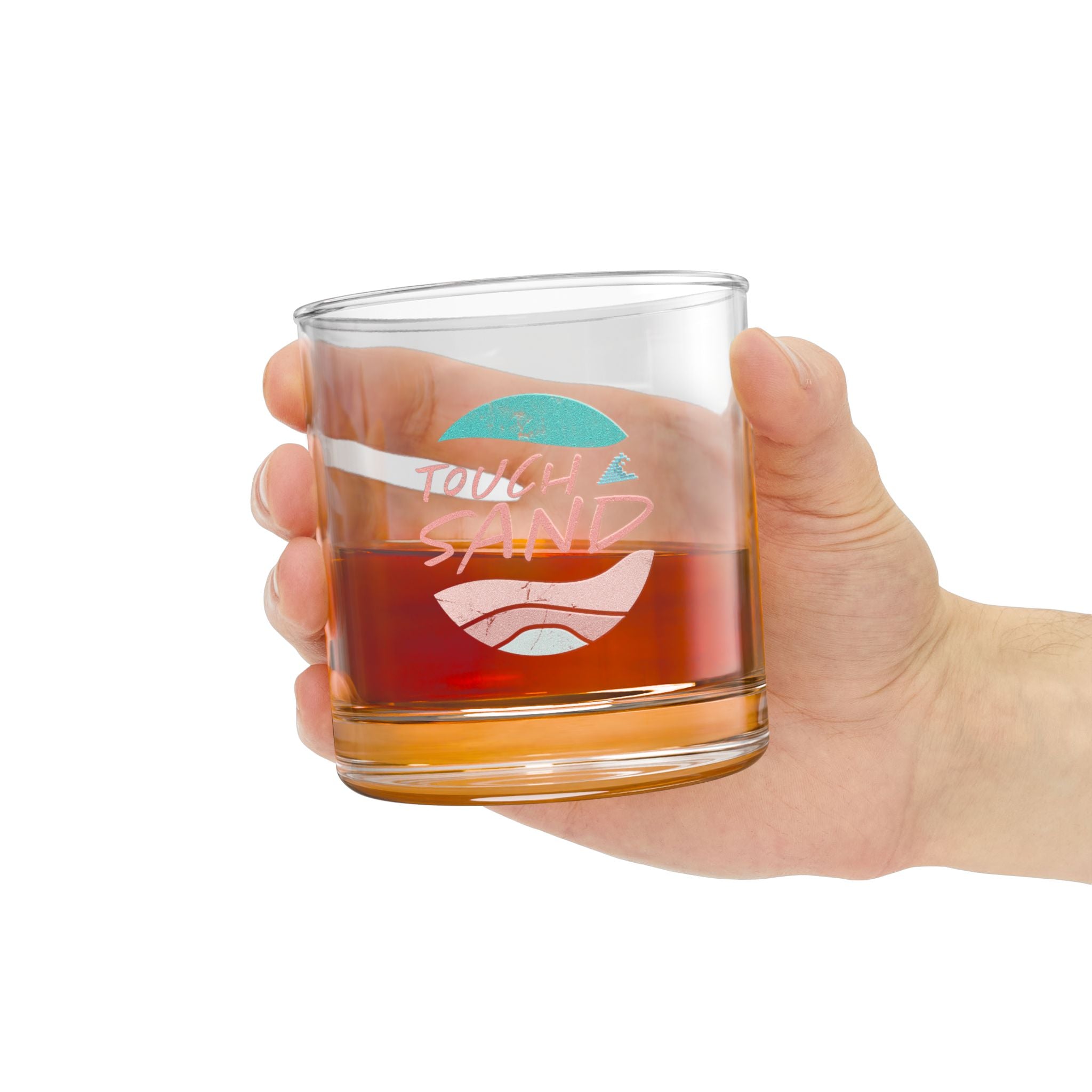 Touch Sand Rock Glass