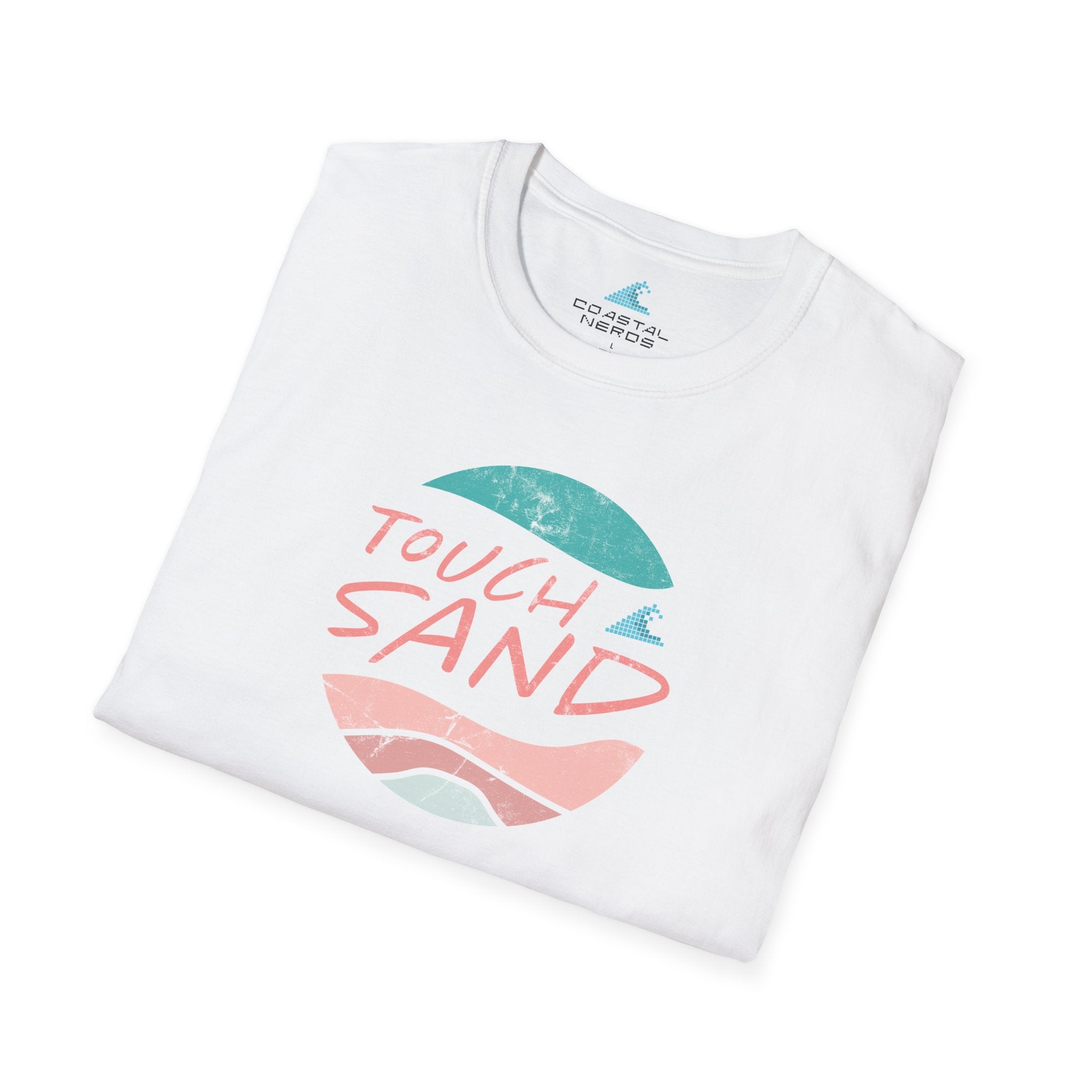 Touch Sand Beach Design Tee