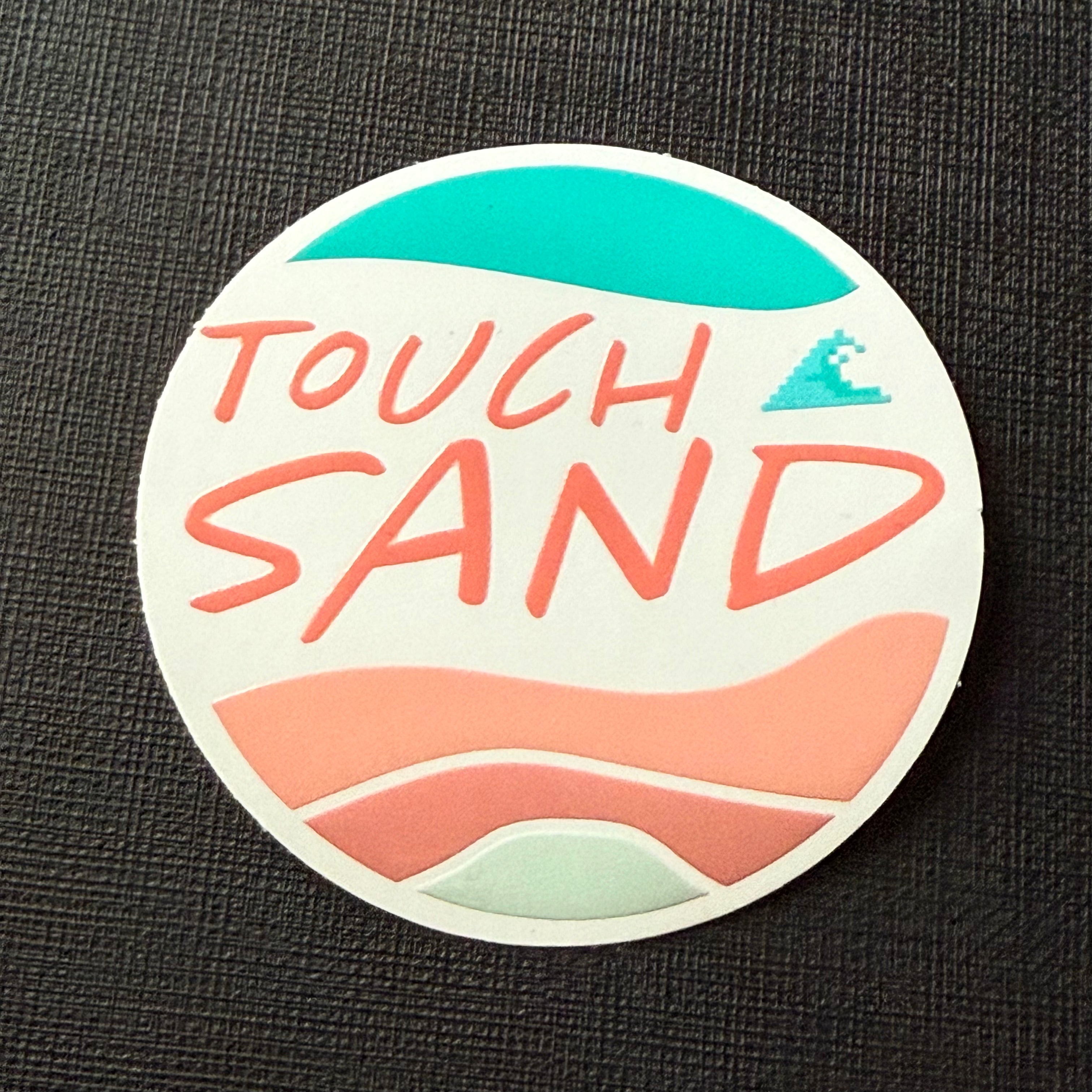 Touch Sand Embossed Sticker